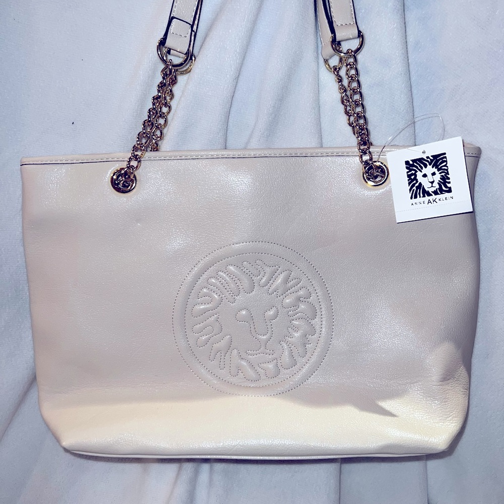 Anne Klein cream tote NWT